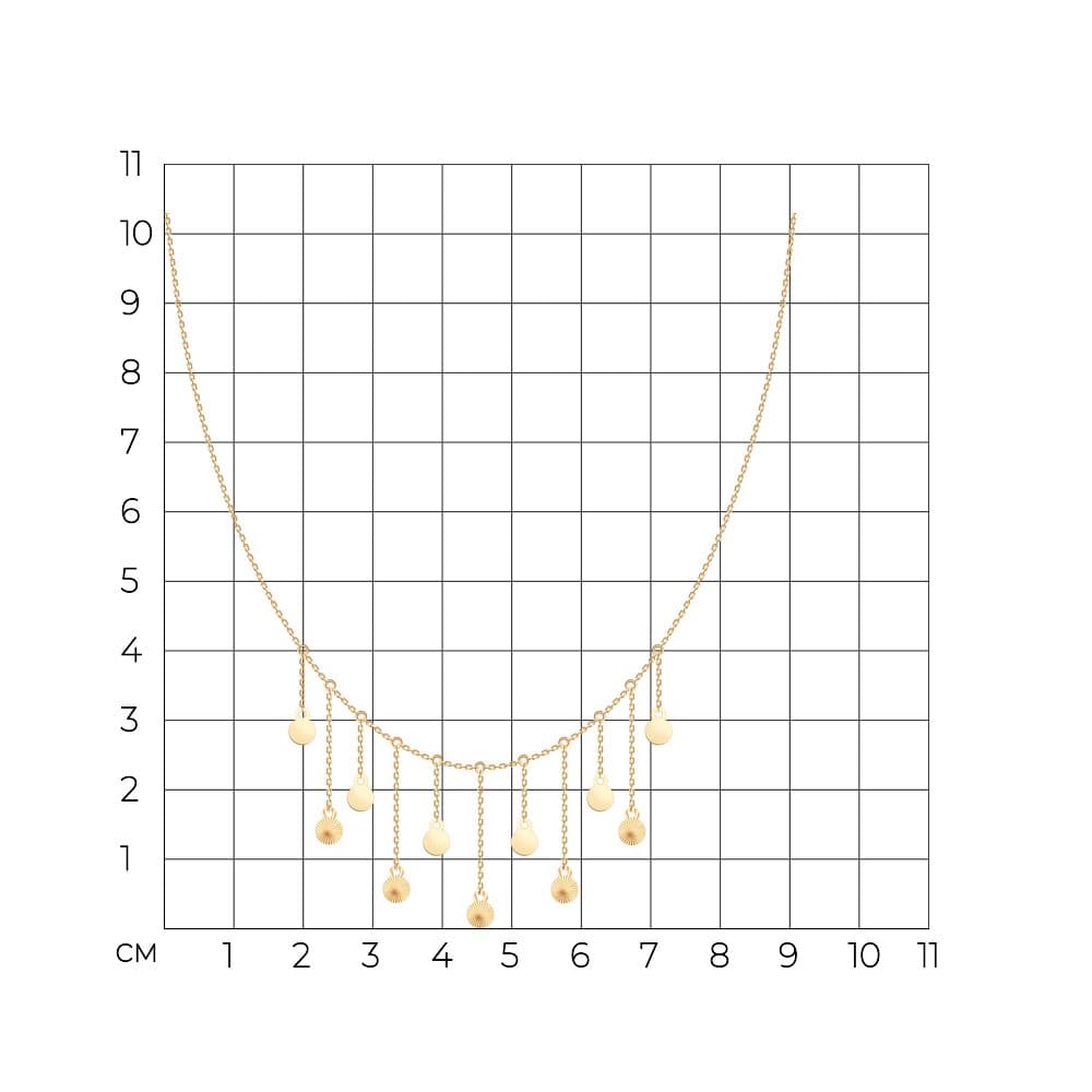 Колье 070708 (Au 585)