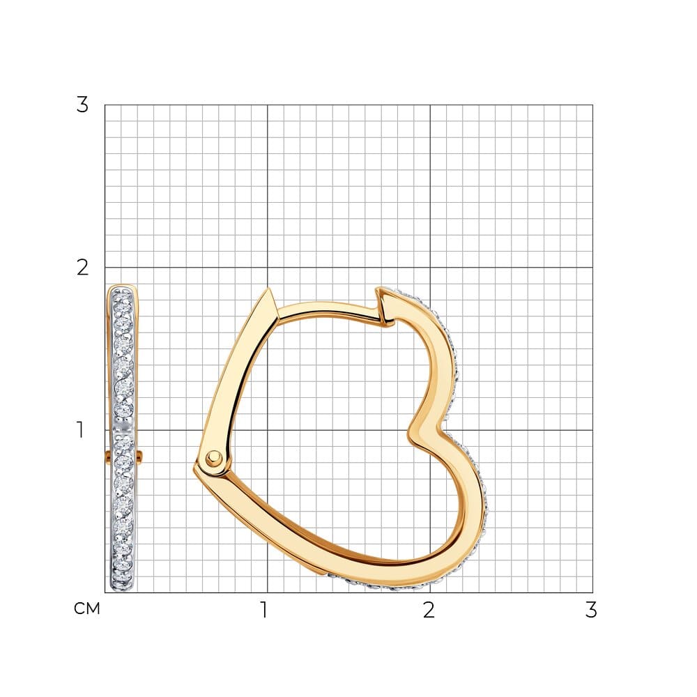 Серьги 0200598 (Au 585)