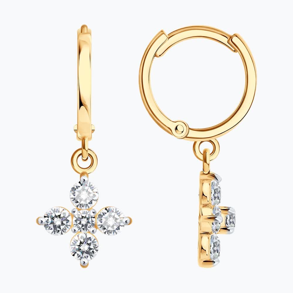 Серьги 0200943 (Au 585)