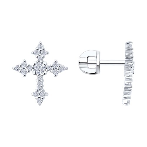 Серьги 94027055 (Ag 925)