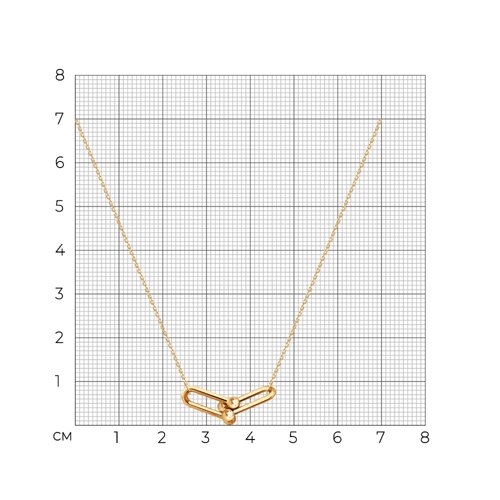 Колье 070693 (Au 585)