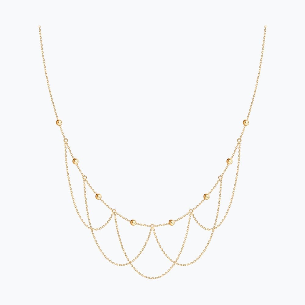 Колье 070709 (Au 585)