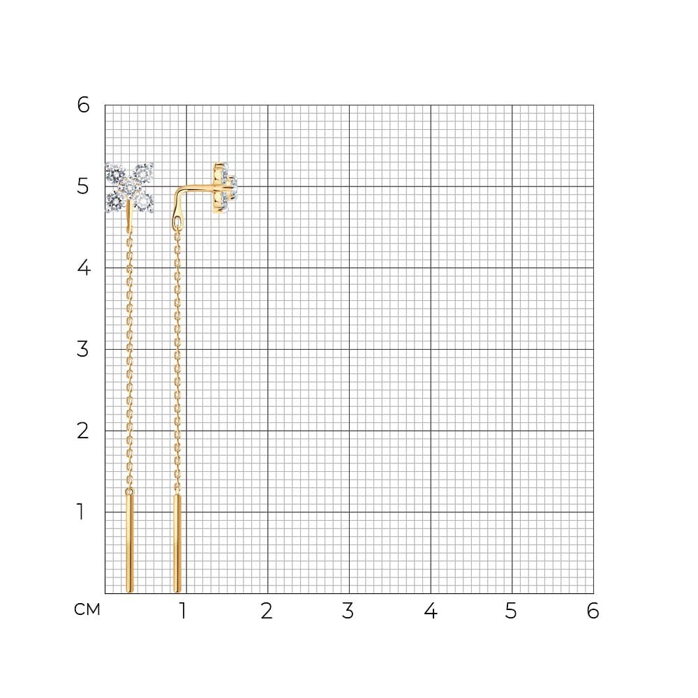 Серьги 0200939 (Au 585)