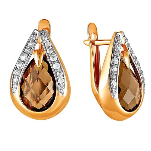 Серьги 2103108 (Au 585)