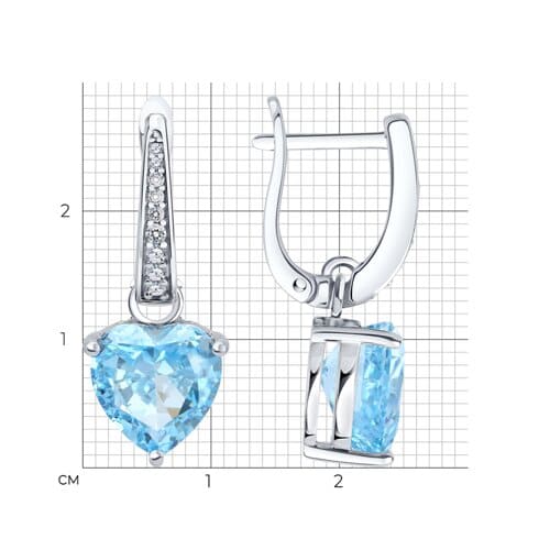 Серьги 94027152-91 (Ag 925)