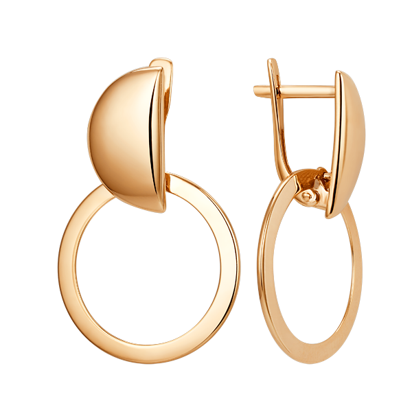 Серьги 010732-1000 (Au 585)