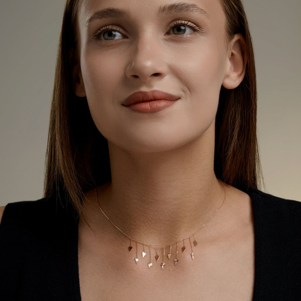 Колье 070707 (Au 585)