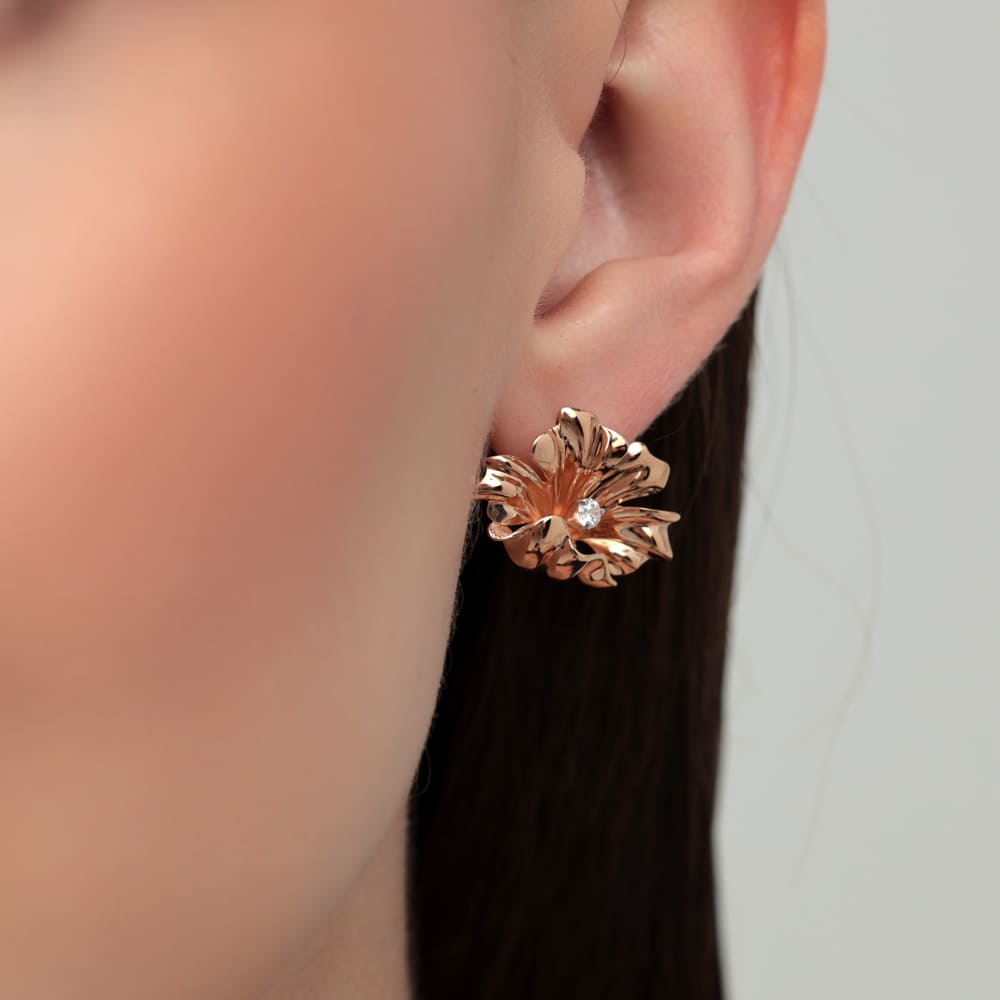 Серьги 803722-1102 (Au 585)