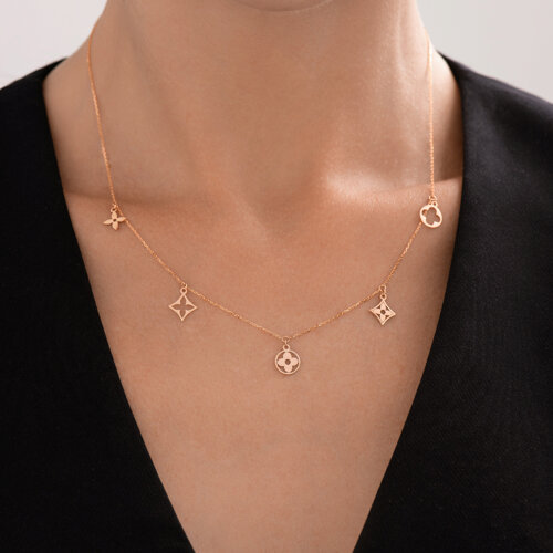 Колье 070666 (Au 585)