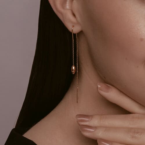 Серьги 0200402 (Au 585)