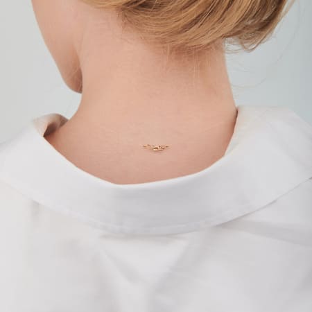 Колье ПдСерЛ01 (Au 585)