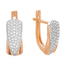 Серьги 2-1295 (Au 585)