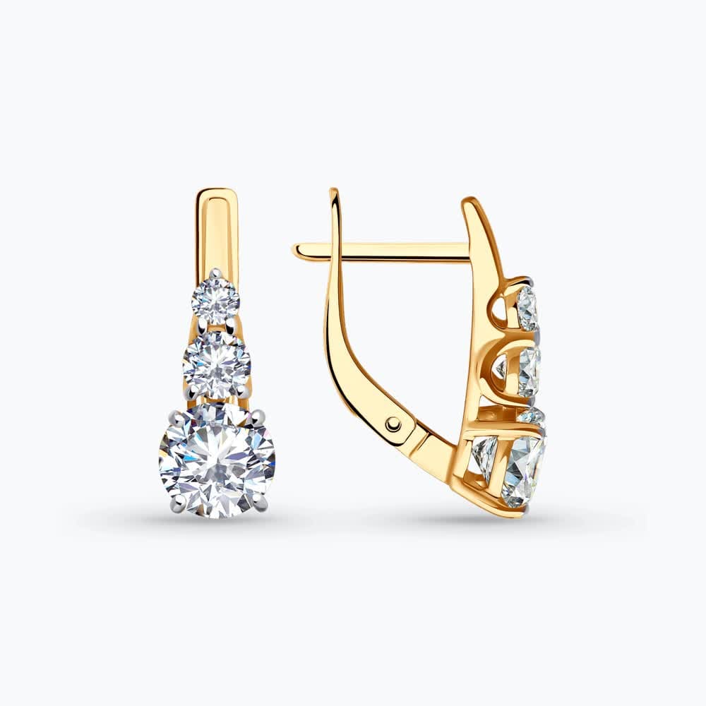 Серьги 0200376 (Au 585)