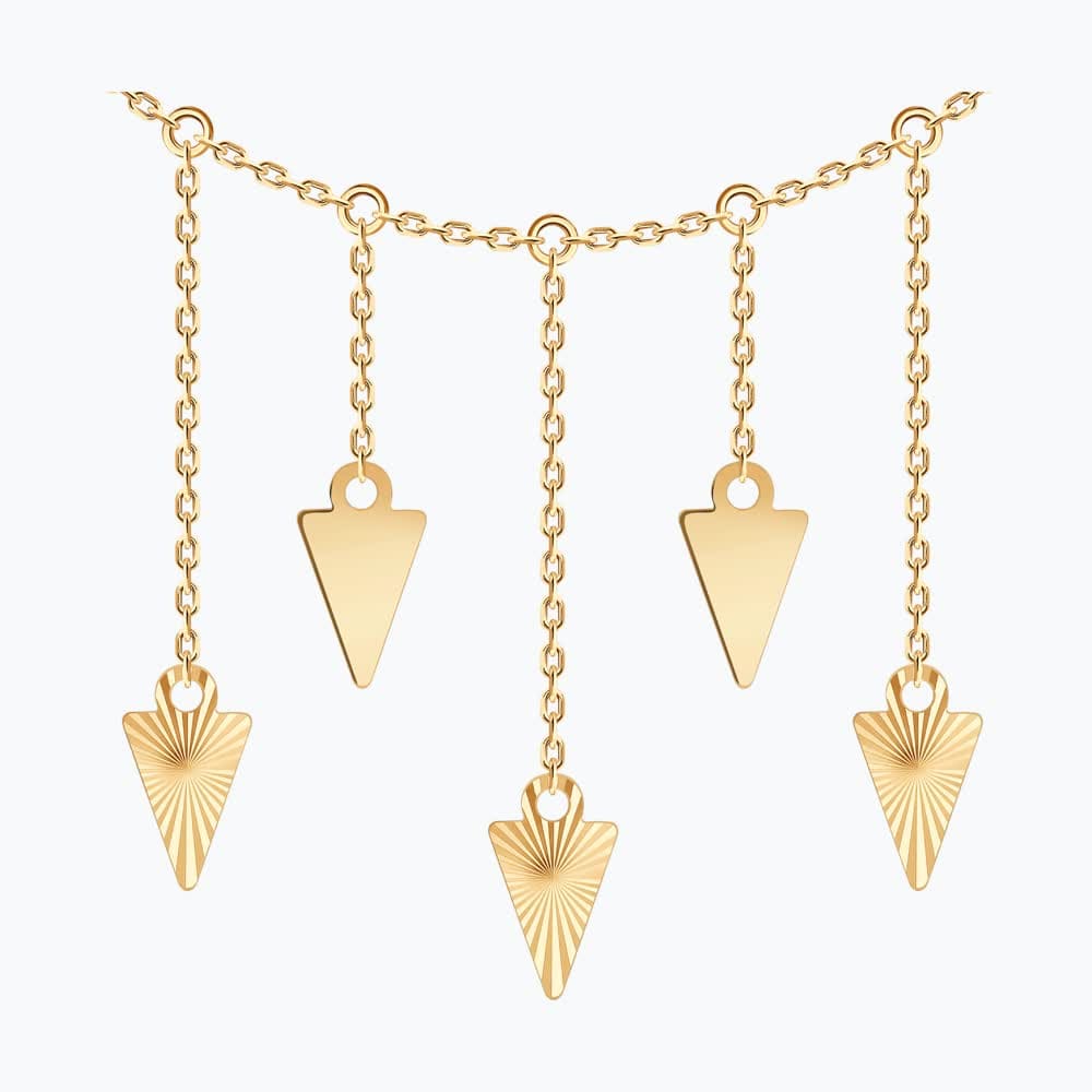 Колье 070707 (Au 585)