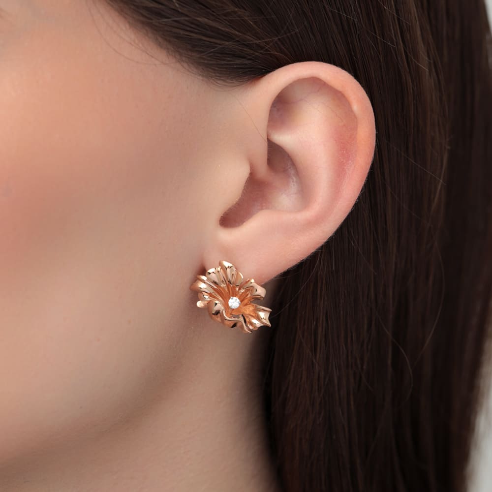 Серьги 803722-1102 (Au 585)