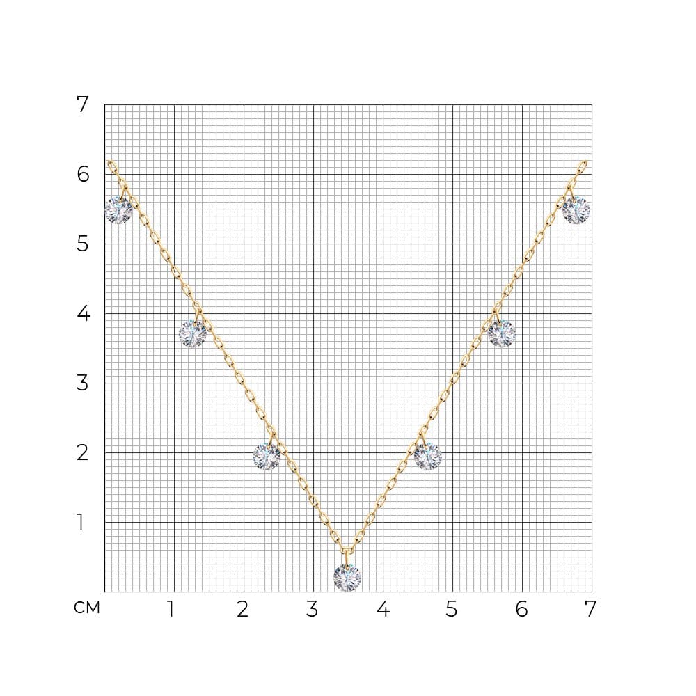 Колье 070394 (Au 585)