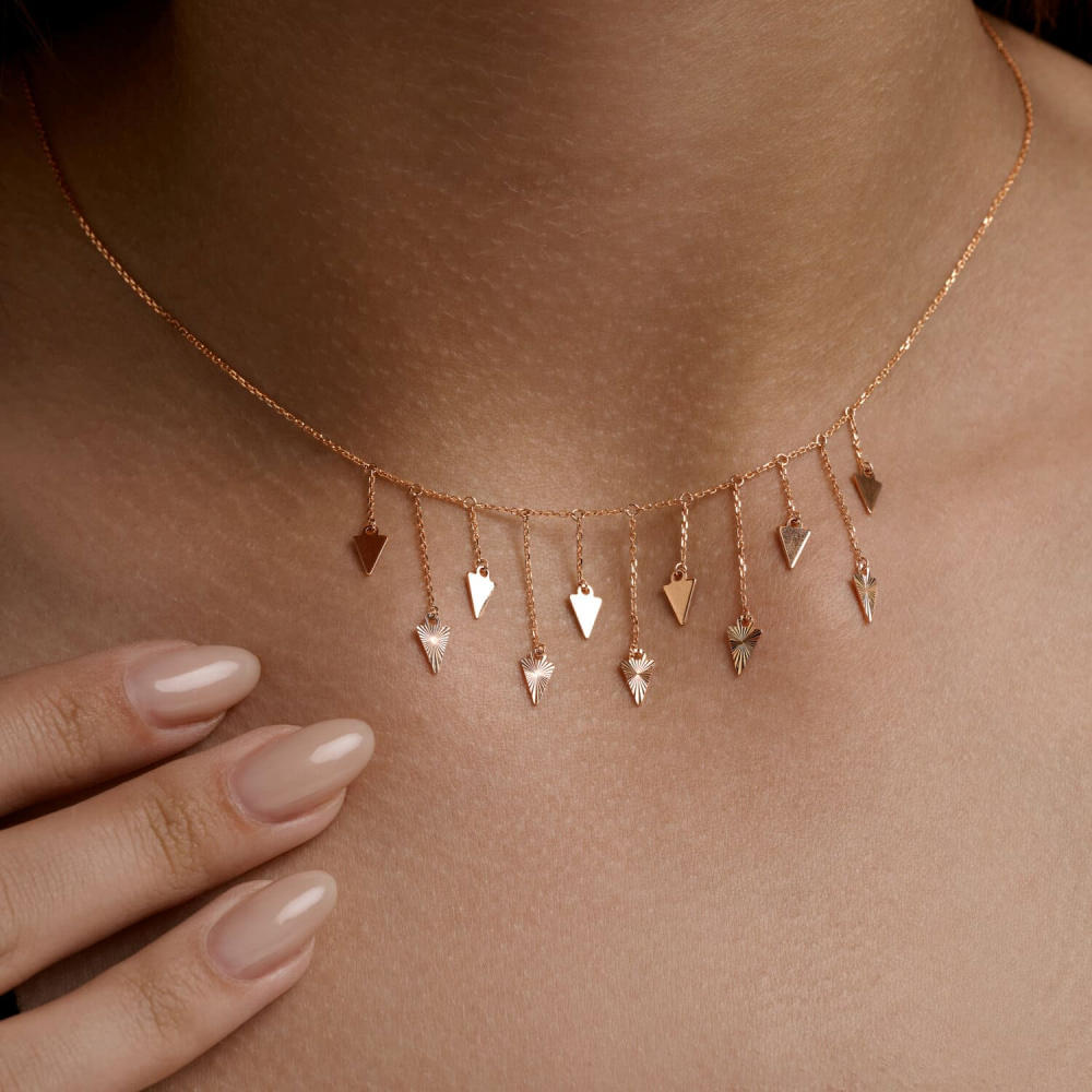 Колье 070707 (Au 585)