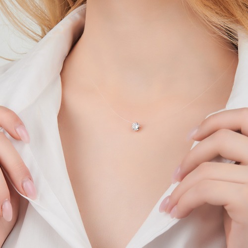 Колье ПдКругЛ01 (Au 585)