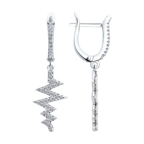 Серьги 94027185-91 (Ag 925)