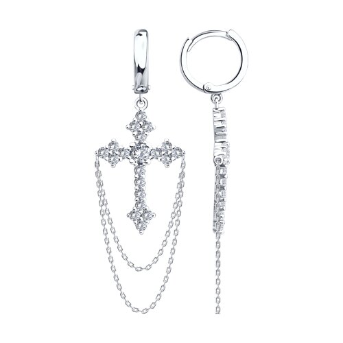 Серьги 94027066 (Ag 925)