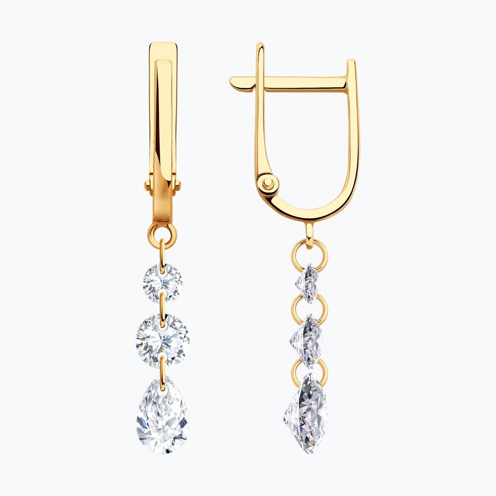 Серьги 0201075 (Au 585)