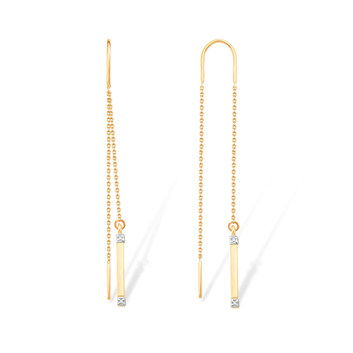 Серьги С13218409 (Au 585)