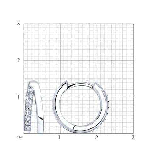 Серьги 94027189-91 (Ag 925)