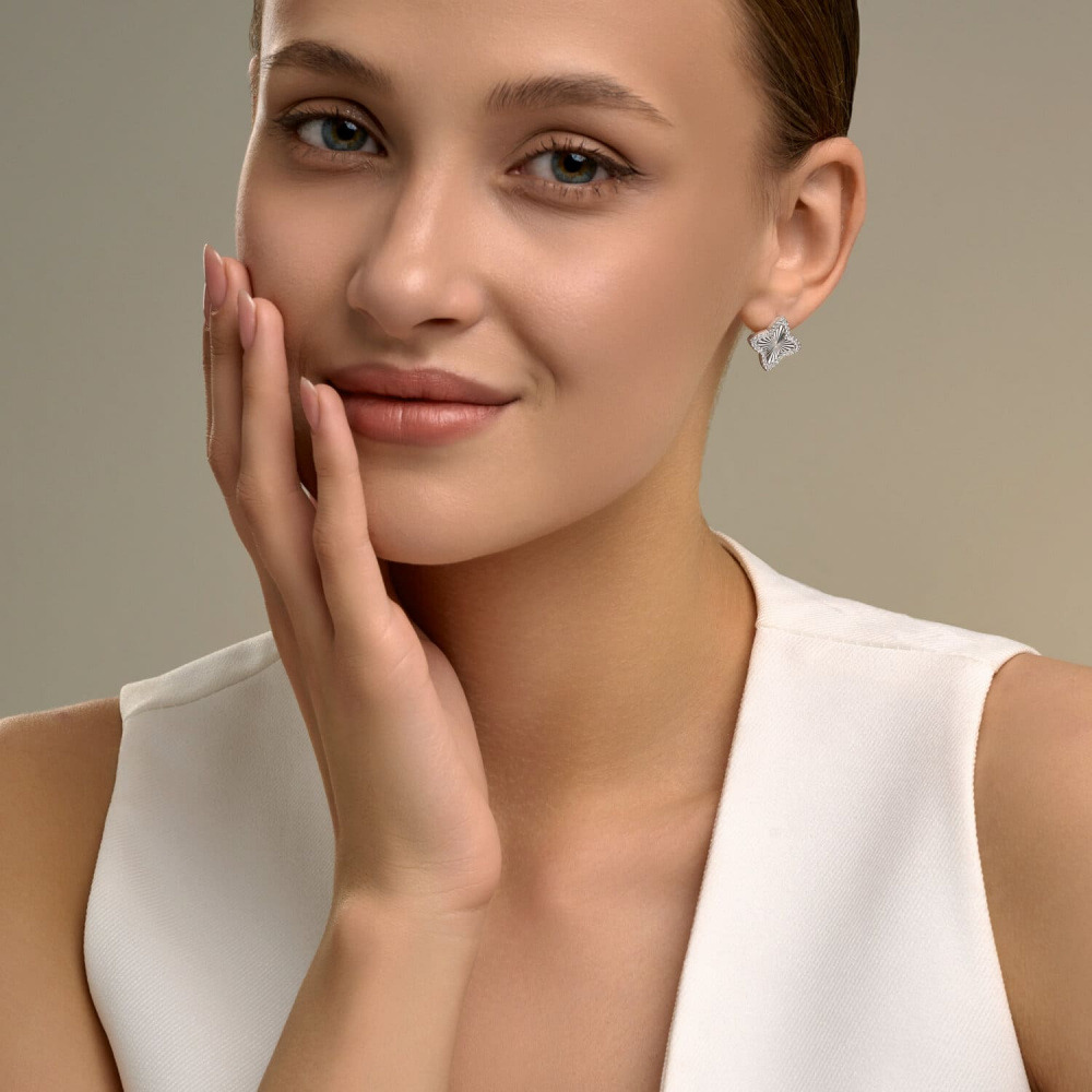 Серьги 94027358 (Ag 925)