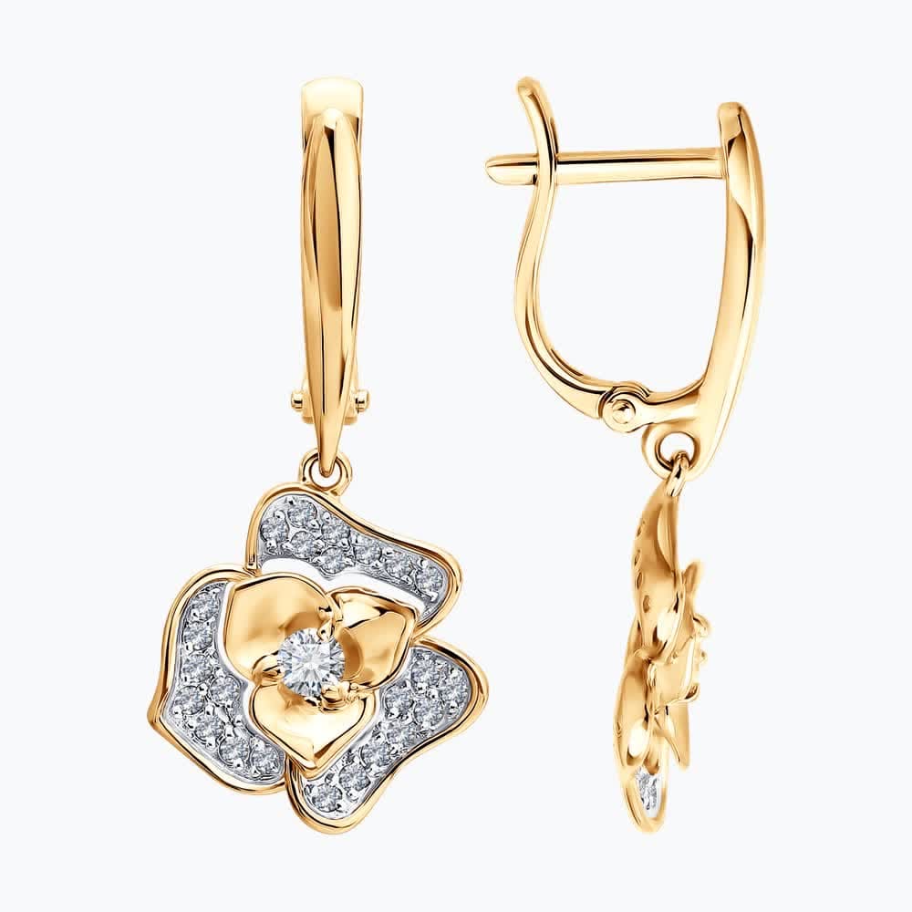 Серьги 0201072 (Au 585)