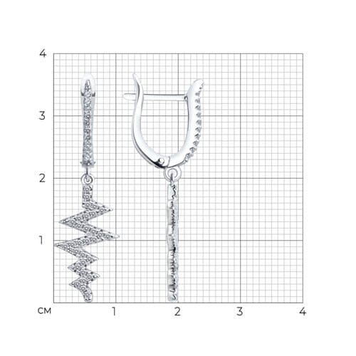 Серьги 94027185-91 (Ag 925)