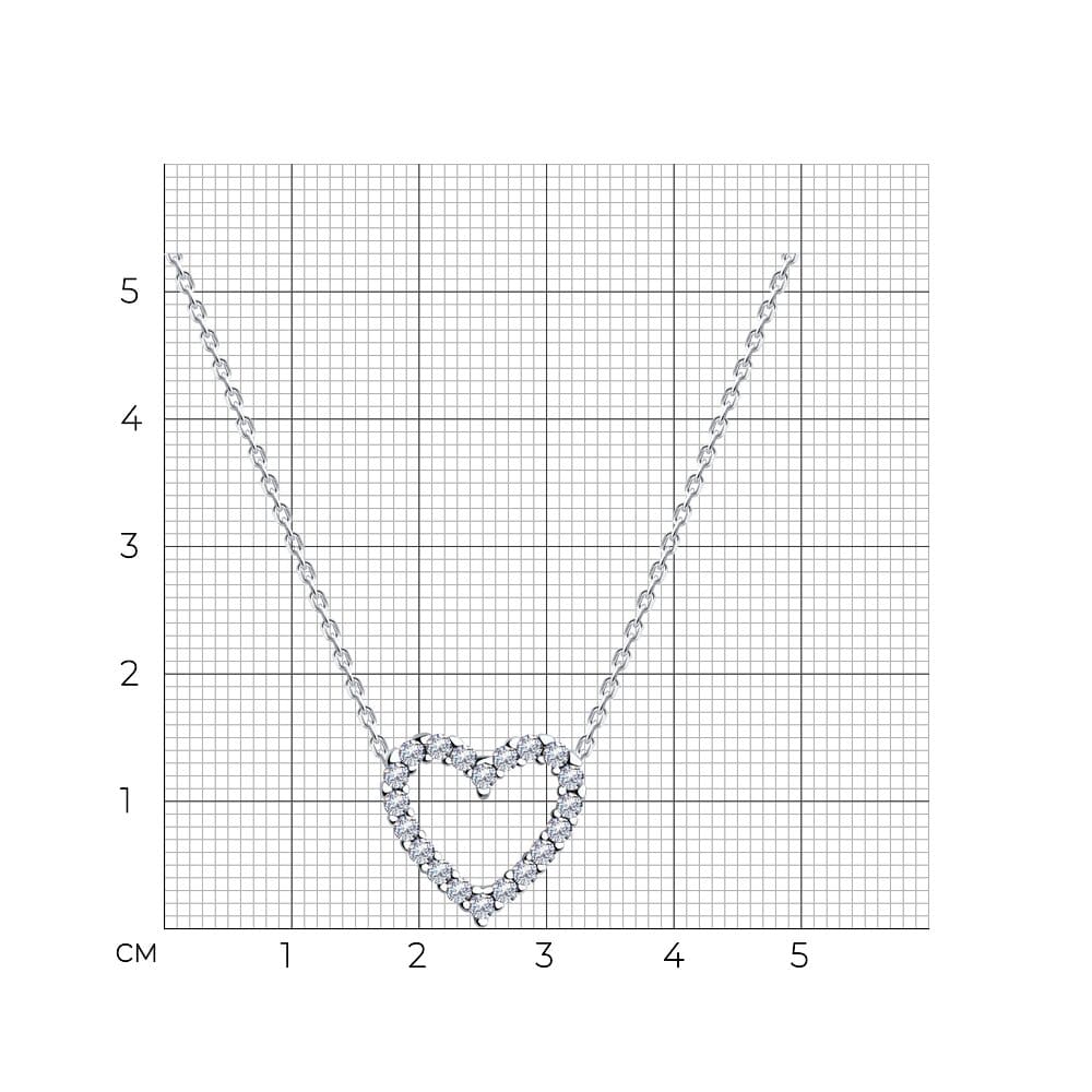 Колье 94070747 (Ag 925)