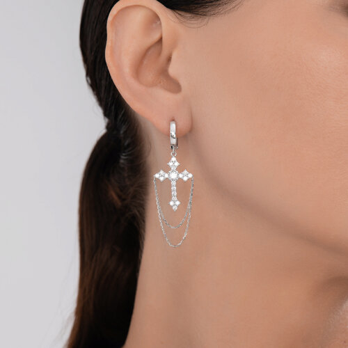 Серьги 94027066 (Ag 925)