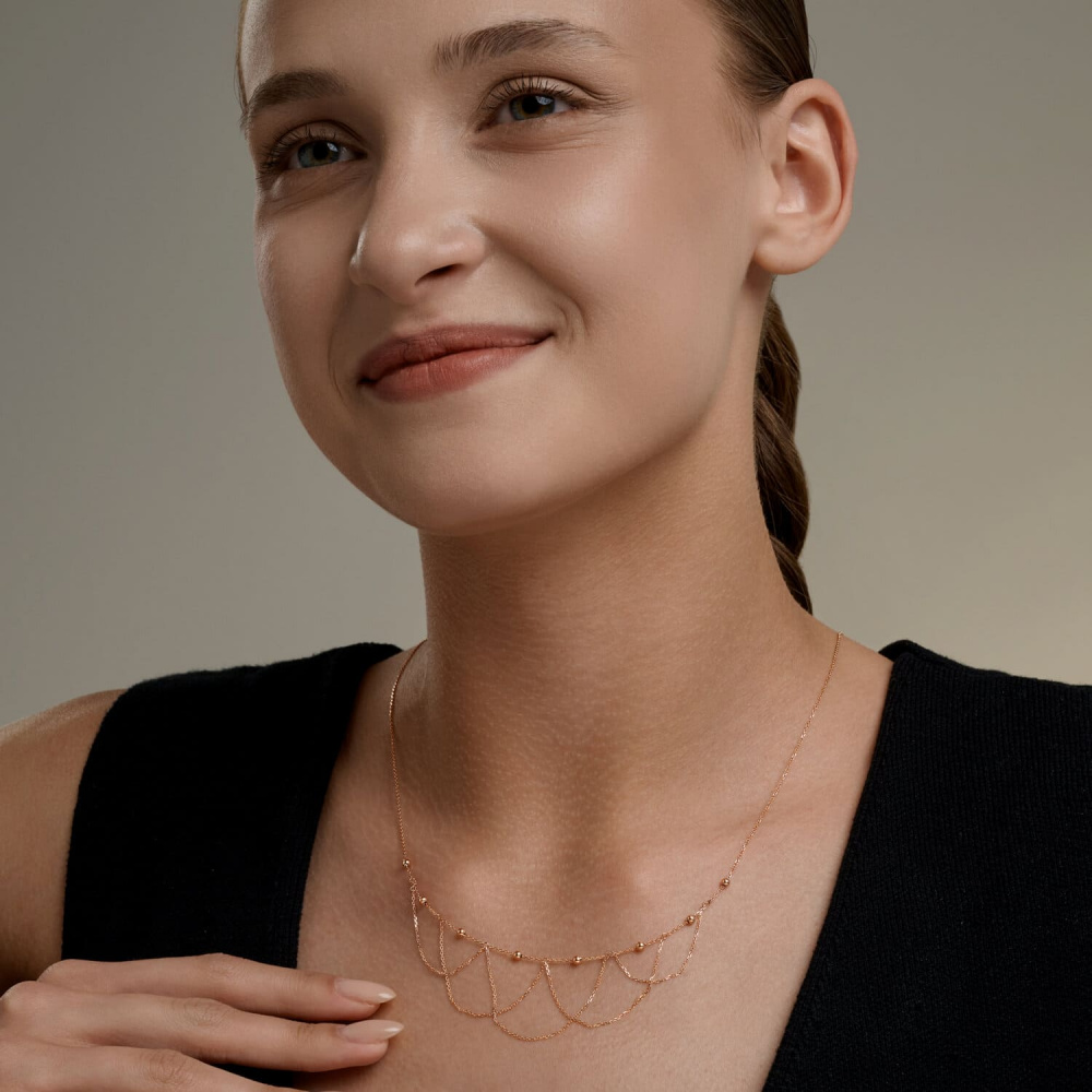 Колье 070709 (Au 585)