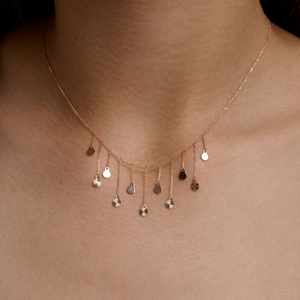 Колье 070708 (Au 585)