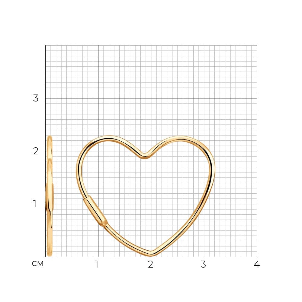 Серьги 0200991 (Au 585)