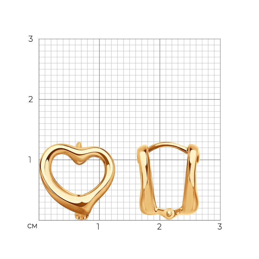 Серьги 0200604 (Au 585)