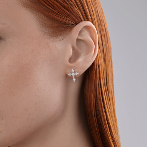 Серьги 94027055 (Ag 925)