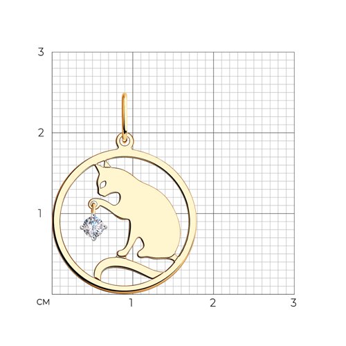 Подвеска 036390 (Au 585)