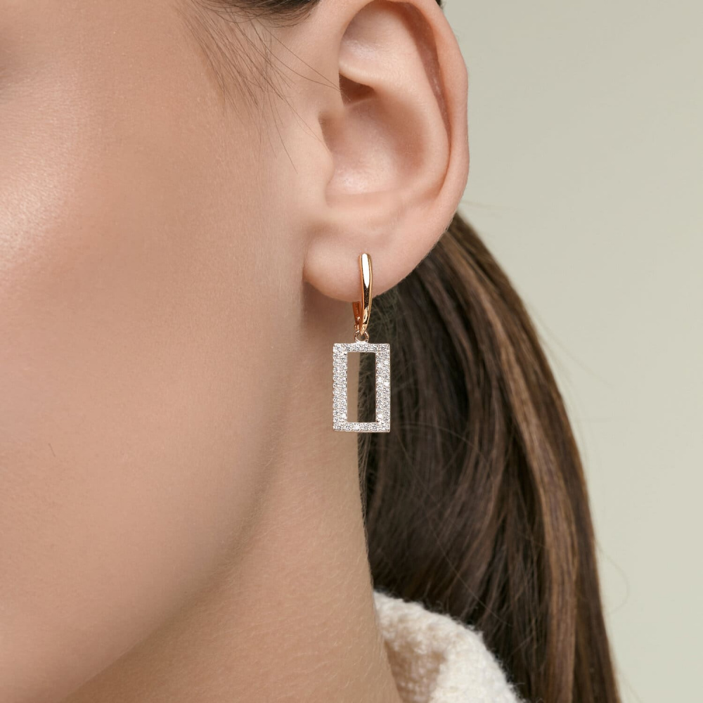 Серьги 0200960 (Au 585)