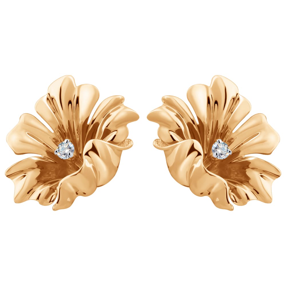 Серьги 803722-1102 (Au 585)