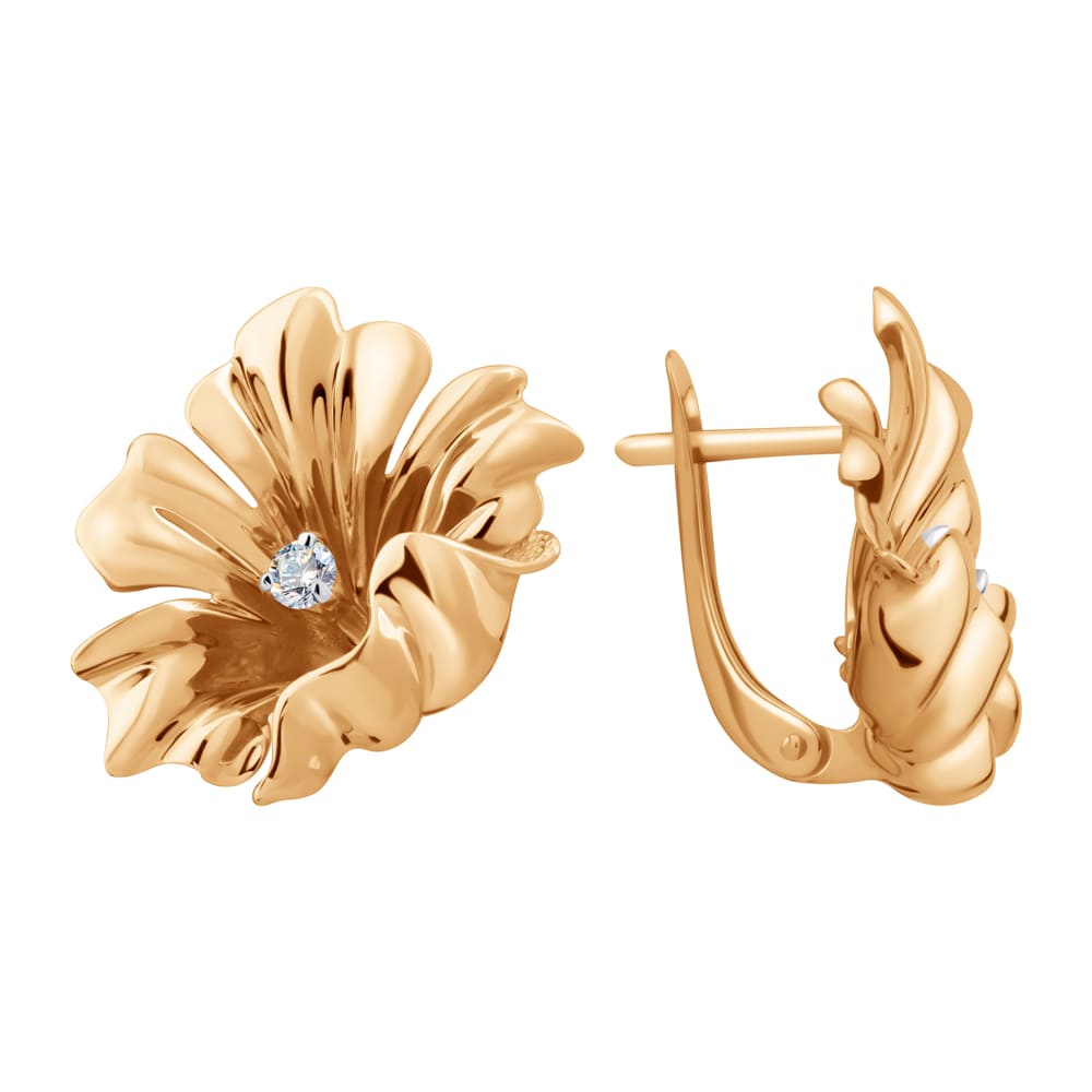 Серьги 803722-1102 (Au 585)