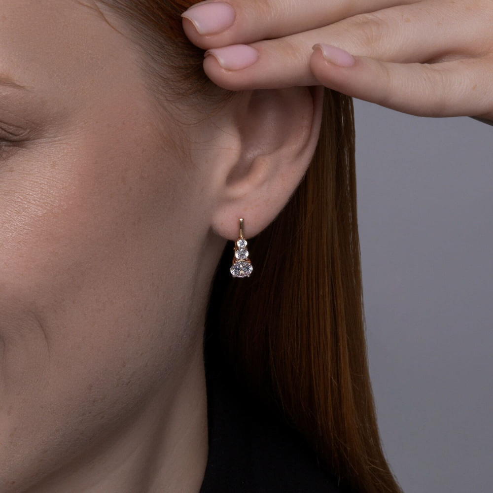 Серьги 0200376 (Au 585)