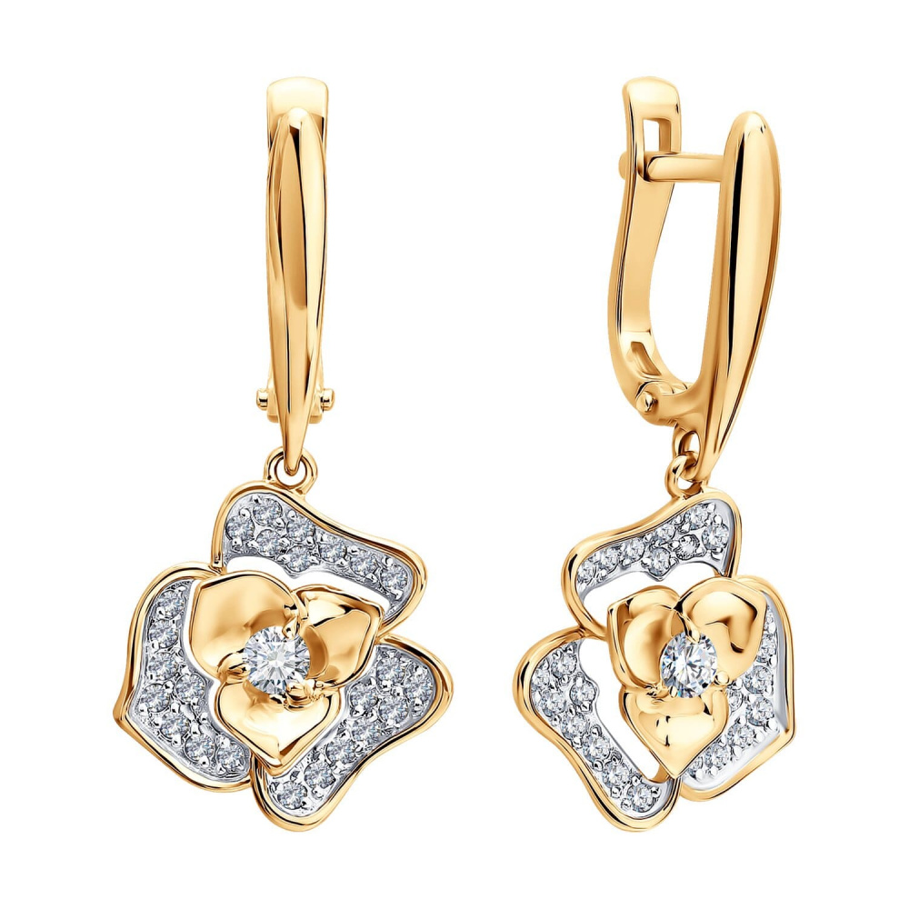 Серьги 0201072 (Au 585)