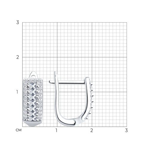 Серьги 94027183-91 (Ag 925)