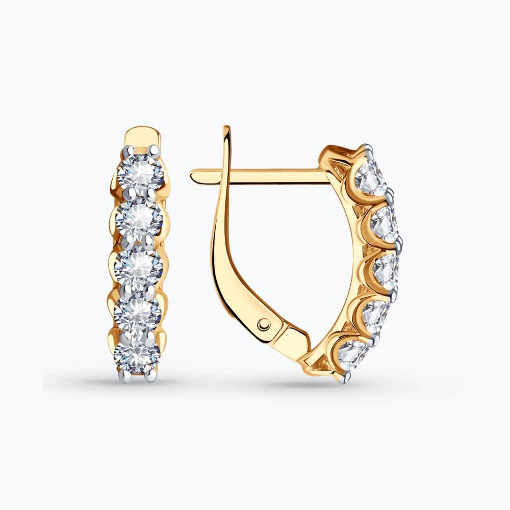 Серьги 027928 (Au 585)