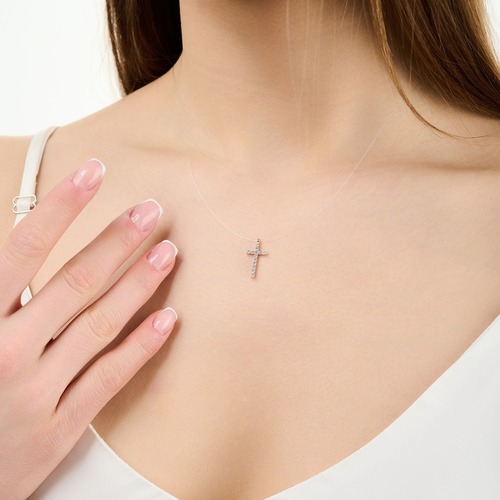 Колье ПдКрест13Л (Au 585)