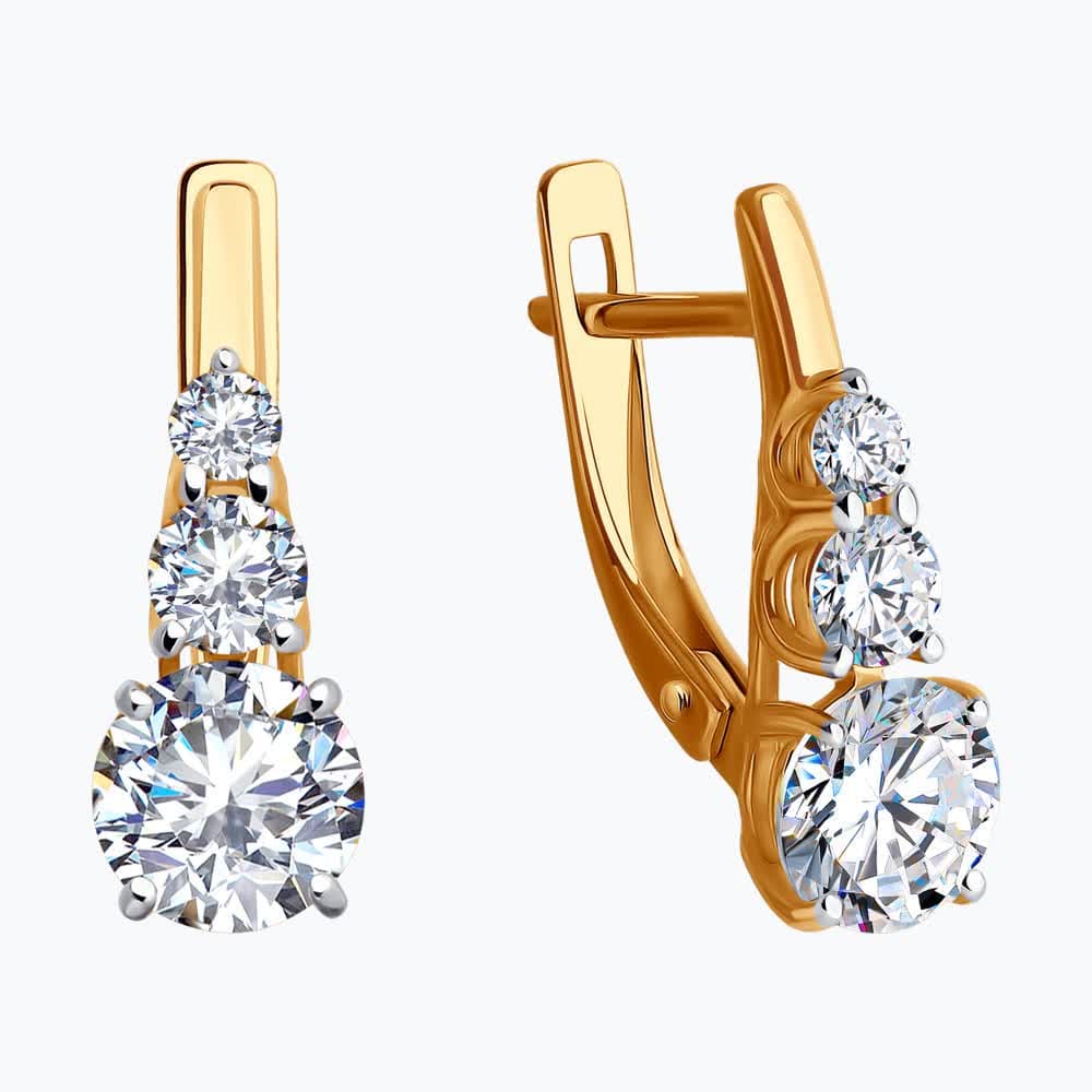 Серьги 0200376 (Au 585)