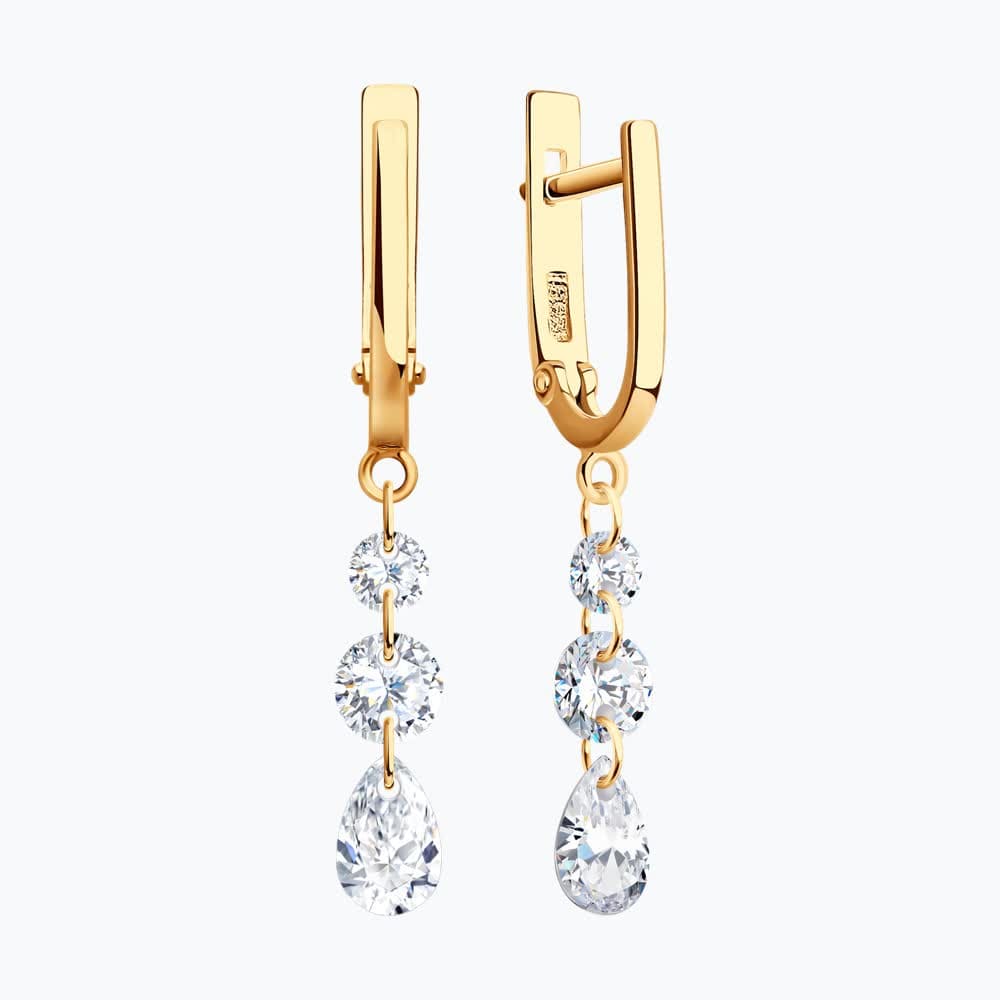 Серьги 0201075 (Au 585)