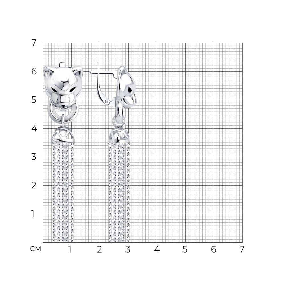 Серьги 94027341 (Ag 925)
