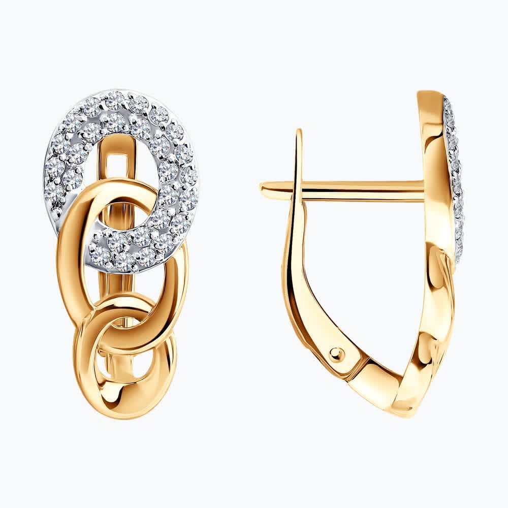 Серьги 0200913 (Au 585)